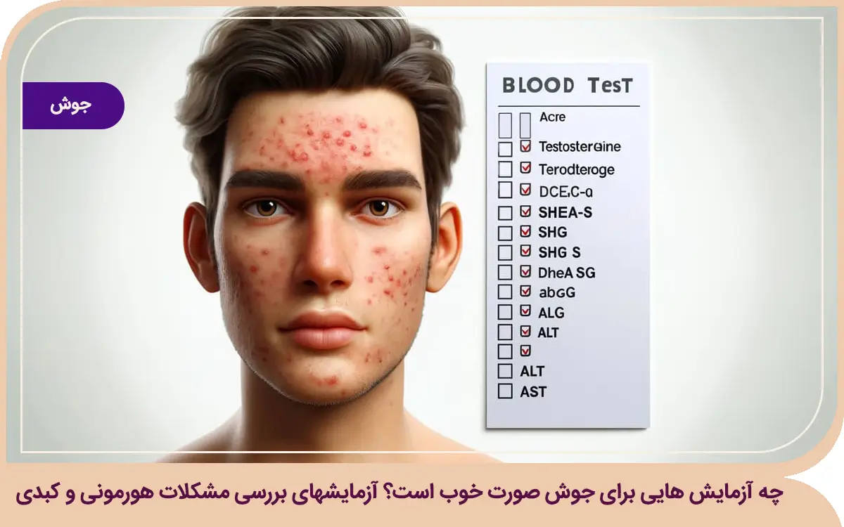 چه آزمایش هایی برای جوش صورت خوب است