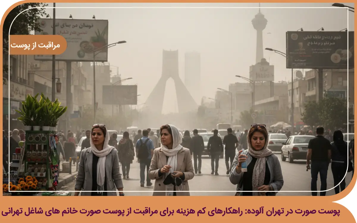 چطور در هوای آلوده تهران از پوست صورت خود مراقبت کنیم؟ راهکارهایی ساده و مقرون به صرفه برای خانم‌ ها